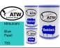 Preview: Mitsubishi, Blue Pearl, T83: 500ml Lackdose + 500ml Klarlack + 250ml Härter - Set, von ATW Autoteile West.